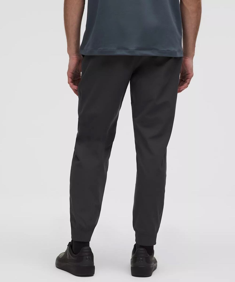Lululemon ABC Jogger Men's M Dark Gray Warpstreme Fabric Pull On Zip Pocket Gym